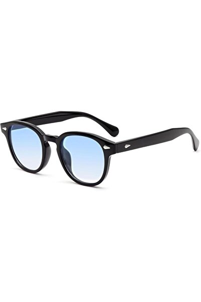 STARSTAR Round sunglasses with a 70s retro style, black frames with gradient ...