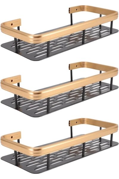 STARSTAR Shower Basket, 3-Tier Space-Saving, High-Load Shower Rack, Punch-Fre...