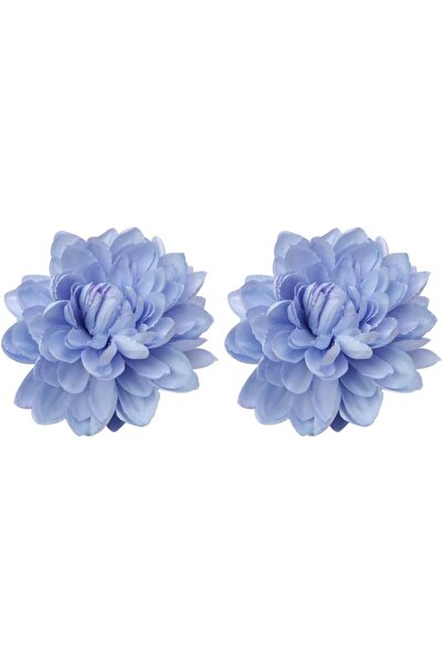 STARSTAR Two-piece lotus pattern curtain tie, featuring an artificial floral ...