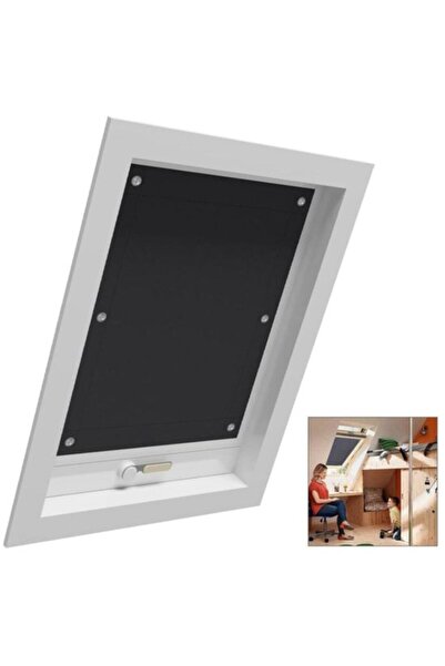 STARSTAR Portable Blackout Skylight Roller Blind with Suction Cups (76x115cm,...