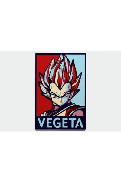 Gabcom Tablou Multilayer din Lemn - Vegeta - , Dimensiune 35 x 23 cm, Decor 3...