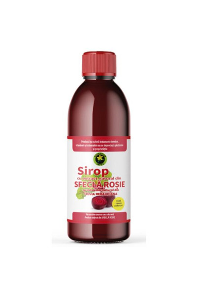 HYPERICUM Sirop de Sfecla Rosie cu Indulcitor Stevia Rebaudiana (fara zahar) ...