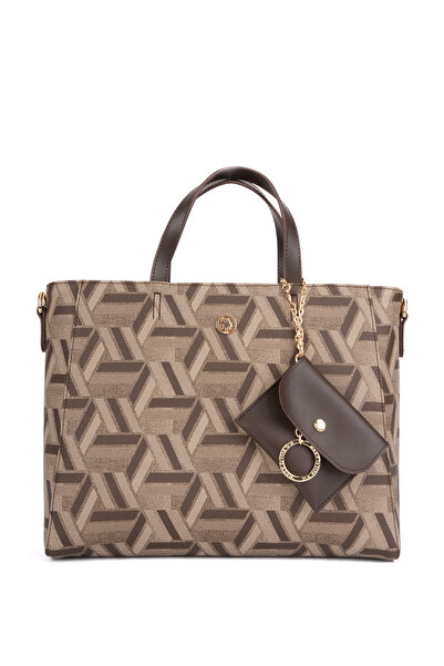 U.S. Polo Assn. Coffee-Brown Women's Shoulder Bag Us26506