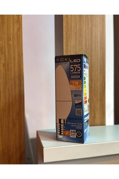 ACK 7W 3000K BUJİ LED AMPUL