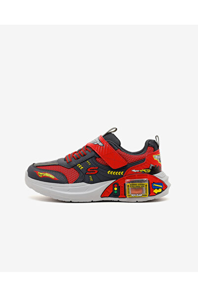 SKECHERS Garage Big Boys' Red/Grey Sports Shoes 402150L-Rdcc Juststep