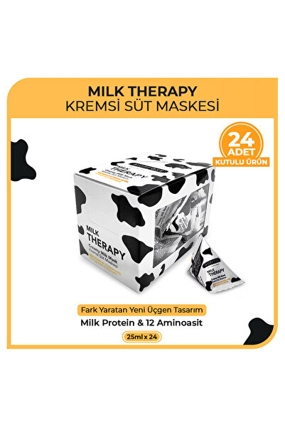 Morfose Milk Therapy Saç Maskesi 24 ADET | Süt Proteinli Yoğun Nemlendirici O...