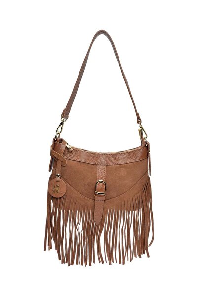 SimpleFind Anna Luchini Geanta piele -ALBA-Coniac,Geanta de umar piele natura...