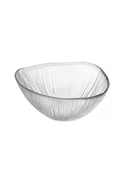 BAMI NETWORK Bol triunghiular transparent din sticla 310ml pentru servire