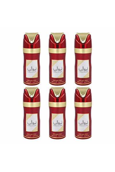 lattafa Ameerat Al Arab Perfumed Spray 200 ml (W) Deo 6 piece pack