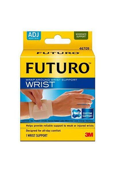 FUTURO دعامة معصم دائرية قابلة للتعديل باللون البيج - قطعة واحدة