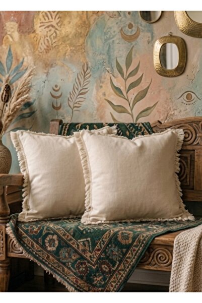 oiphome fashion designer Κάλυμμα μαξιλαριού Bohemian από γαμπαρντίνα, πολυτελ...