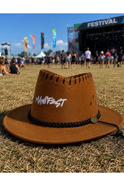 lovver Manifest Suede Embroidered Hat for 5-12 Years Old Children Cowboy Hat ...