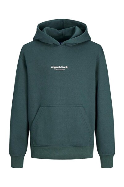 Jack & Jones Μπλούζα φούτερ "Originals studio" πετρόλ