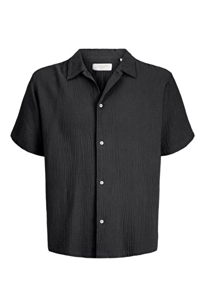 Jack & Jones Πουκάμισο ανδρικό "Jornan tucket" μαύρο