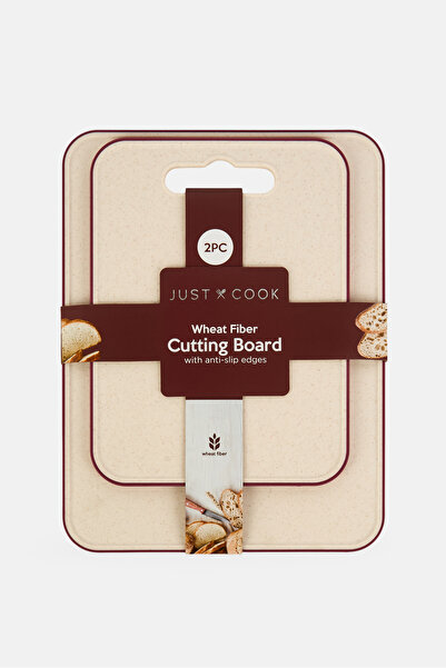 Just Cook 2 Pieces Cutting Board, Beige