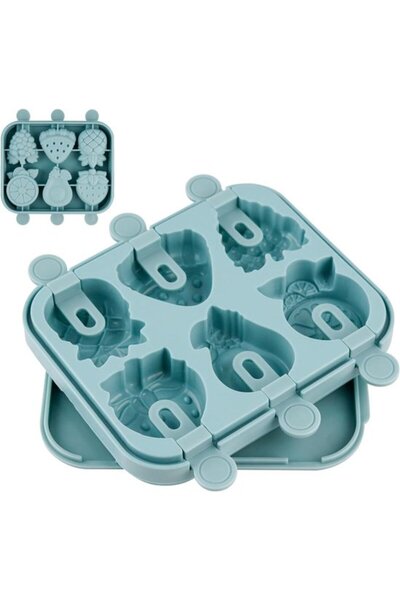 STARSTAR Silicone Ice Cube Molds for Fruity Popsicles - BPA-free, DIY Ice Cre...