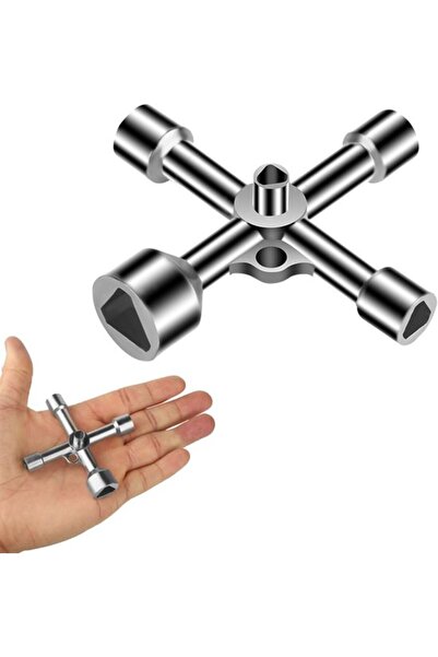 STARSTAR Triangular wrench - Four-way - 5 inner diameter sizes: 5mm/8mm/9mm/1...