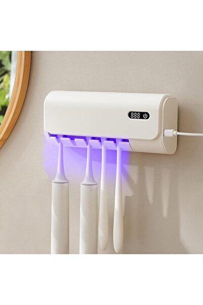 STARSTAR UV Toothbrush Sterilizer with Holder for 5 Toothbrushes | Wall Mount...