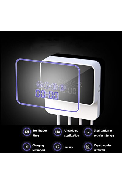 STARSTAR Non-perforated UV toothbrush sterilizer - 99.9% - constant temperatu...