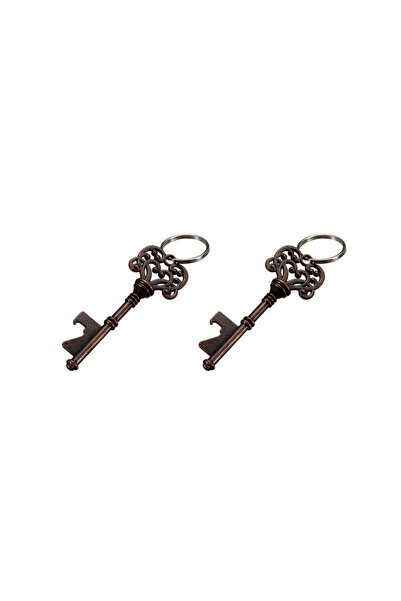 STARSTAR Two vintage bottle-shaped keychains, beer bottle openers, bar tools,...