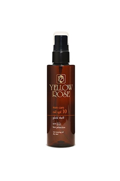 Yellow Rose Αντηλιακό Έλαιο SPF10 - Ροζ Συσκευασία (200ml)