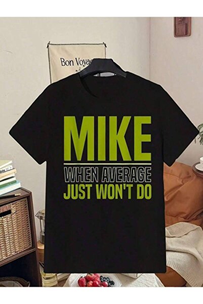 LİNA06 Funny Mike Wh Men's New Fashion Print Casual Loose Short Sleeve Shirt ...