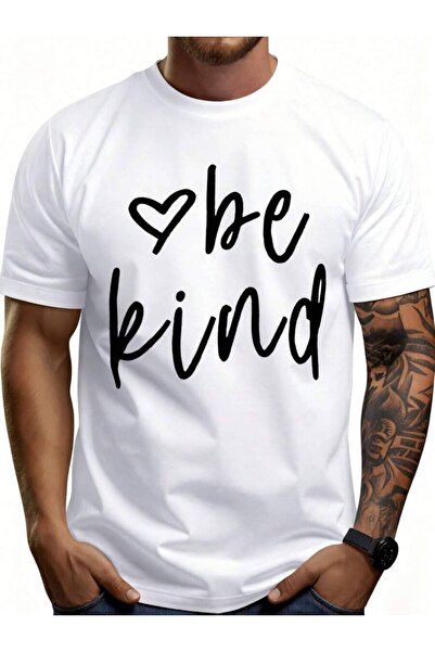 LİNA06 Men'S% Graphic-Shirt Breathable Soft Lightweight Heart Be Kind - Retro...
