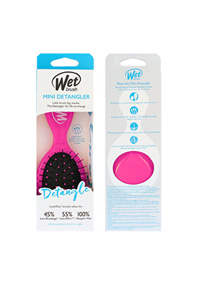 Wet Brush Μίνι Βούρτσα Ξεμπερδέματος Μαλλιών – Ροζ