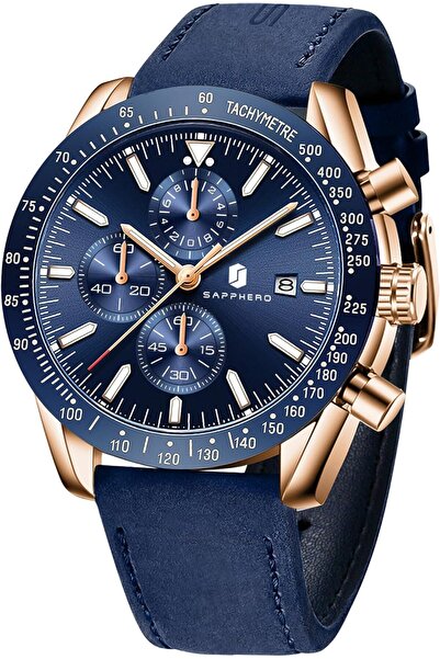 BY BENYAR Watch for Men Silver Stainless Steel Mens Watches 30M Waterproof An...