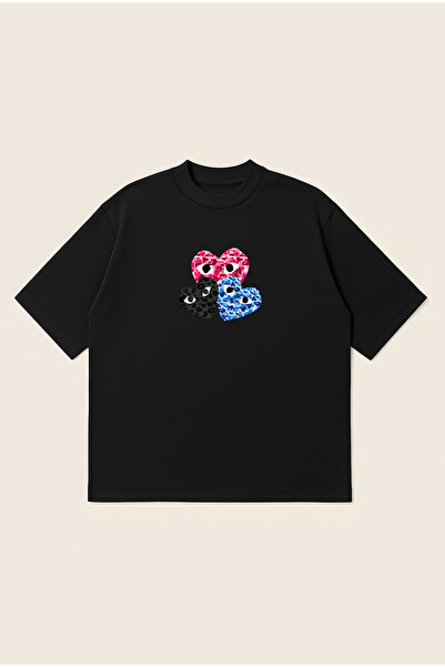 Moon Dancer Bape X Garçons Printed Oversize Boxy Cut Unisex 100% Cotton Tshir...