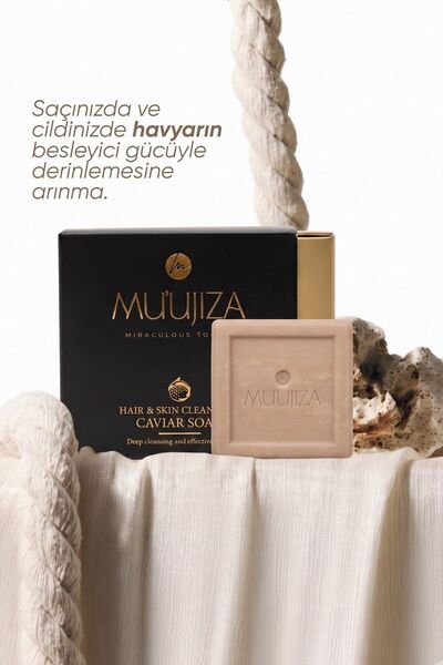 Muujiza Caviar Extract Hair and Skin Soap