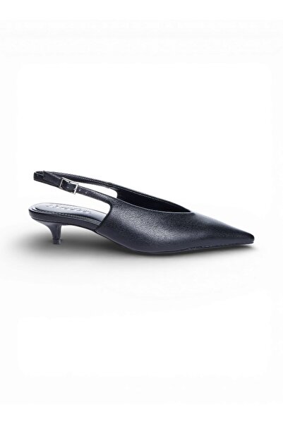 BATA Pointed Slingback Mule Shoes