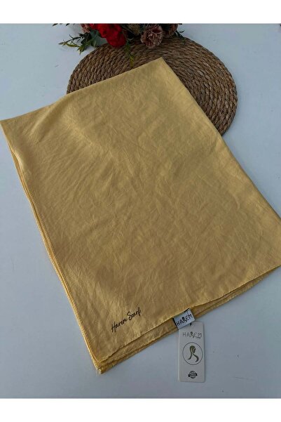 HAREM SCARF شال حريري من نوع هاريم فوال بلون الخردل HVH0290