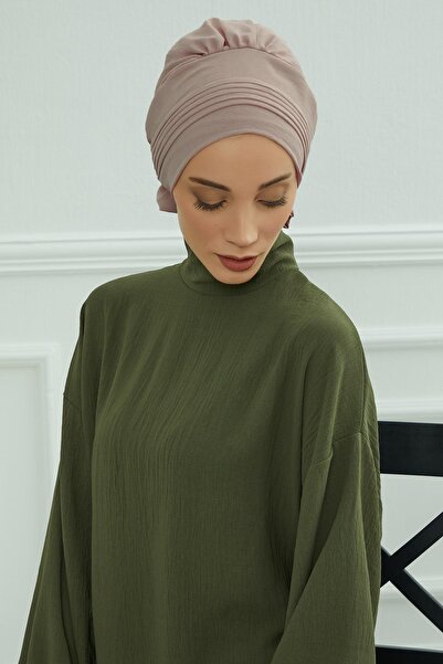 Aisha's Design عمامة جاهزة مطوية ومخيطة، HT-31A