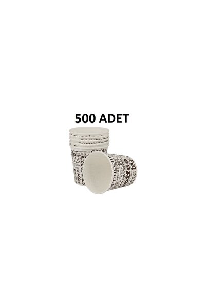 BENCUP Karton Bardak 500 Adet 4 Oz Ekonomik Kullan At Ürünler Sıcak ve Soğuk ...