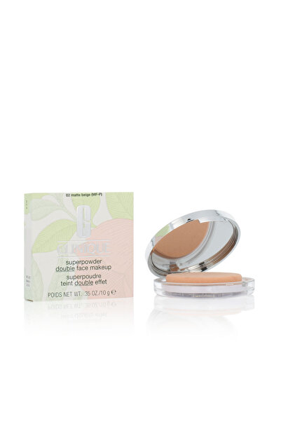 Clinique Superpudră Machiaj Dublu-Timpiu (02 Bej Mat) 10 g