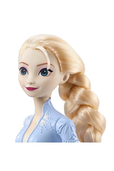 mattel Păpușă Elsa din „Regatul Gheții 2”, îmbrăcată cu o mantie și cu o împl...