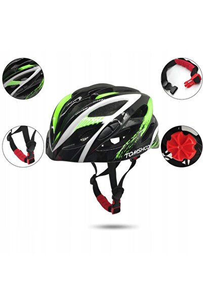 NO BRAND Cască de bicicletă, cască MTB cu cataramă reglabilă, mărimea M, 56-5...