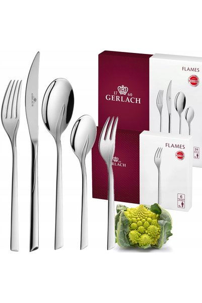 Gerlach SET COMPLET DE TACÂME TACÂME + FORCHETE PASTRY FLAMES 30el 6os