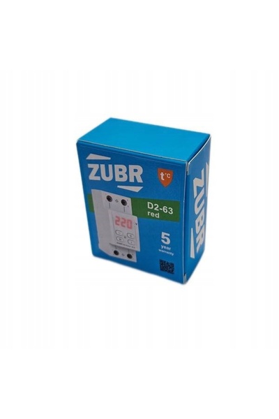 NO BRAND Releu de tensiune ZUBR D2-63 roșu 63A