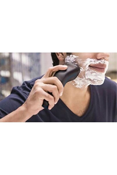 Philips Aparat de ras electric reîncărcabil albastru pentru cap, cu trimmer