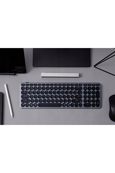 Keychron Tastatură cu membrană B4 Pro ultra-subțire cu profil redus, gri spațial