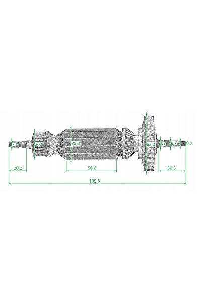 NO BRAND Rotor polizor Dewalt D28136 D28137 D 28136 D 28137
