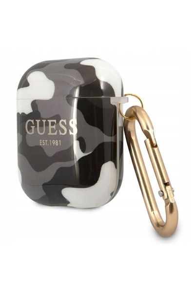 NO BRAND GUESS HUSĂ PENTRU AIRPODS 1 ȘI 2 DIN COLECȚIA CAMO – PROTECȚIE PENTR...