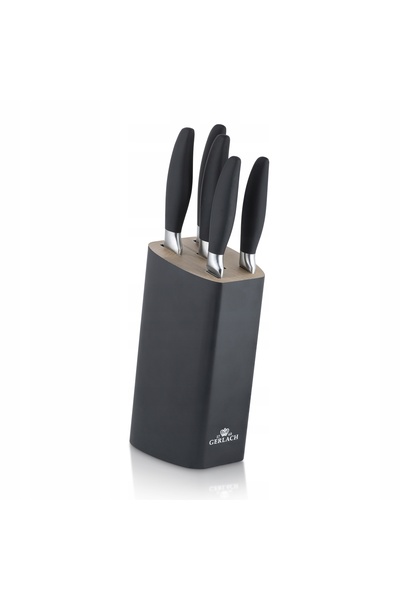 Gerlach SET COMPLET 5 CUȚITE DE BUCĂTĂRIE ÎN BLOC SANTOKU CHEF STYLE PLUS