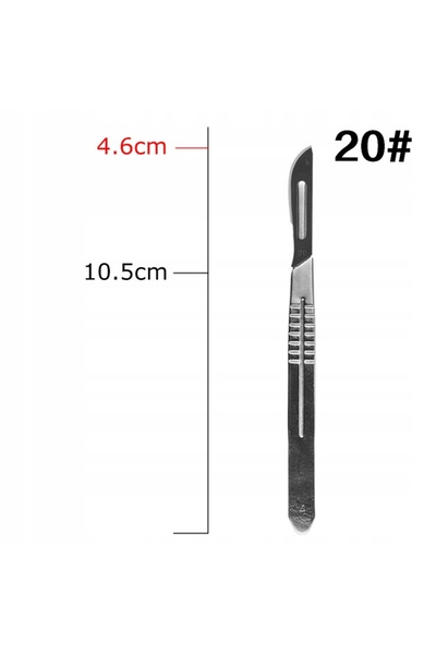 NO BRAND CUȚIT MODELĂ, CUȚIT SCALPEL, 10 Lame, CPU PCB n12