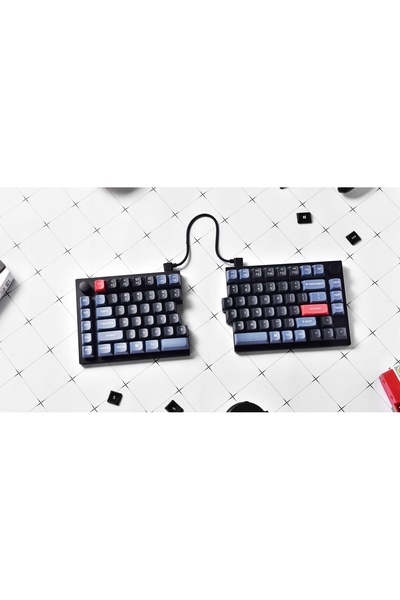 NO BRAND Keychron Q11 QMK SPLIT Tastatură personalizată Mecanică Gateron Pro Red