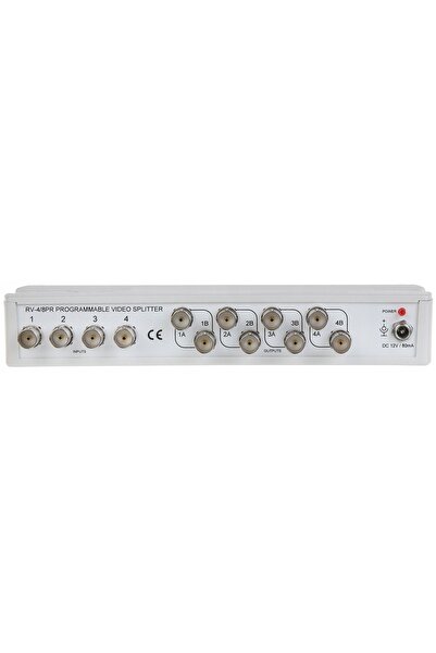 Delta SPLITTER VIDEO ACTIV PAL CVBS 4 INTRĂRI 8 IEȘIRĂRI