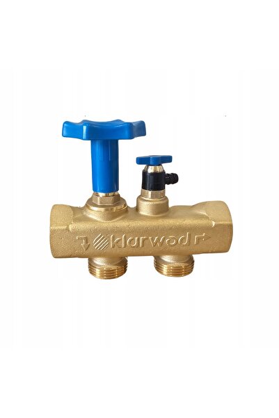 Klarwod Racord supapă bypass pentru dedurizator de apă 1 " GW Multibloc Alamă...