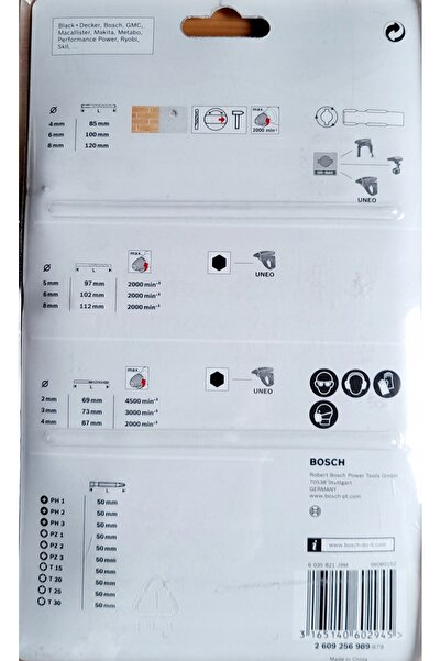 Bosch Set de burghie și biți UNEO SET burghie și biți